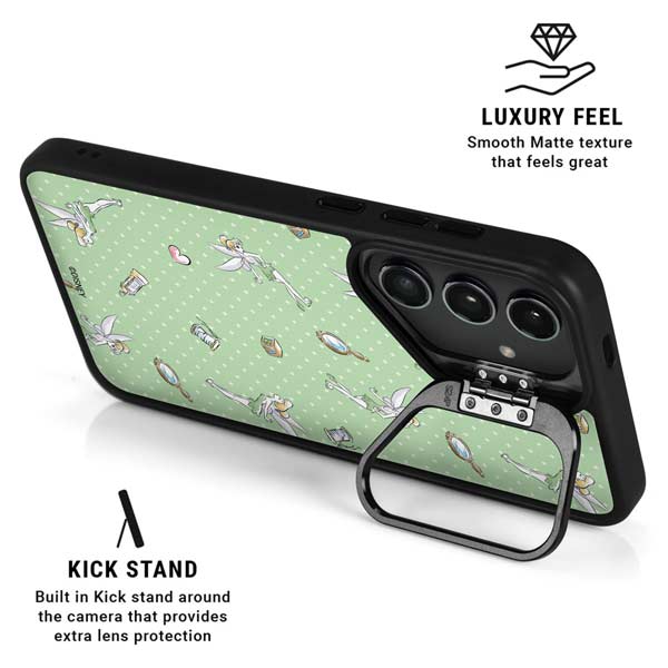Disney Tinker Bell Trinkets Pattern Galaxy S26 Ultra Kickstand Case