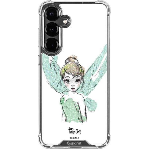 Disney Tinker Bell Watercolor Fairy Art Galaxy S26 Clear Case