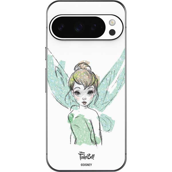 Disney Tinker Bell Watercolor Fairy Art Google Pixel 10 Pro XL Skin