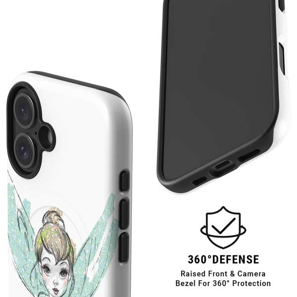 Disney Tinker Bell Watercolor Fairy Art iPhone 16 Magsafe Impact Case