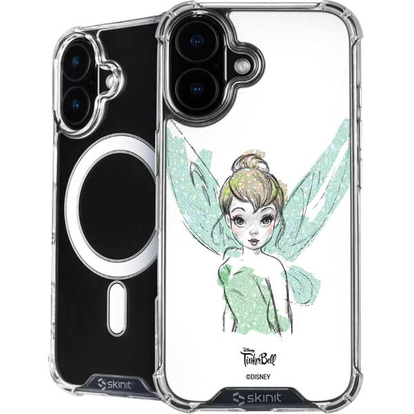Disney Tinker Bell Watercolor Fairy Art iPhone 17 MagSafe Case
