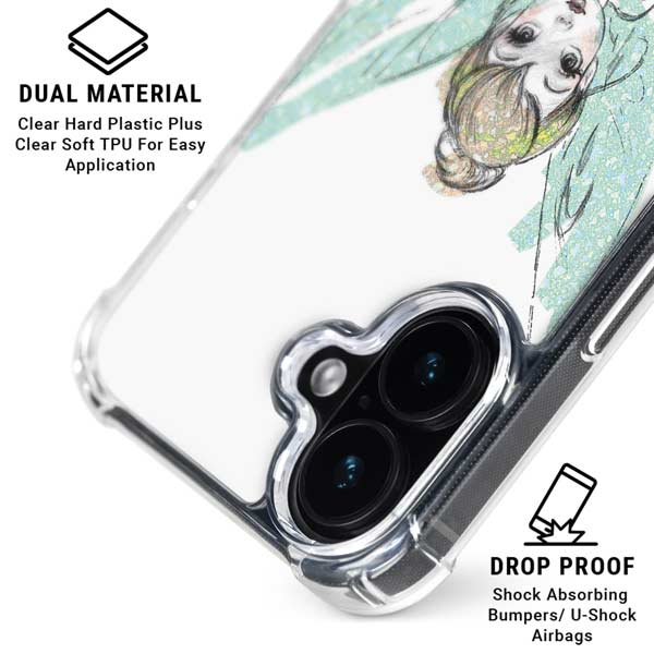 Disney Tinker Bell Watercolor Fairy Art iPhone 17 MagSafe Case