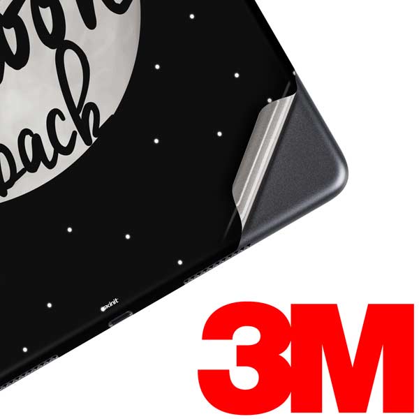 To The Moon And Back BW iPad Skins