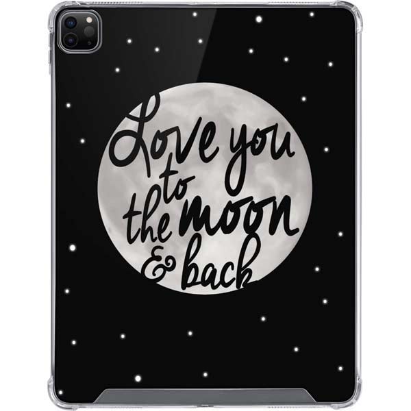 To The Moon And Back BW iPad Cases