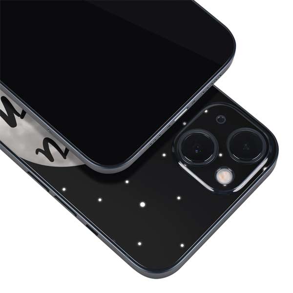 To The Moon And Back BW iPhone Skins