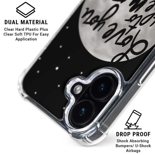 To The Moon And Back BW iPhone 17 MagSafe Case