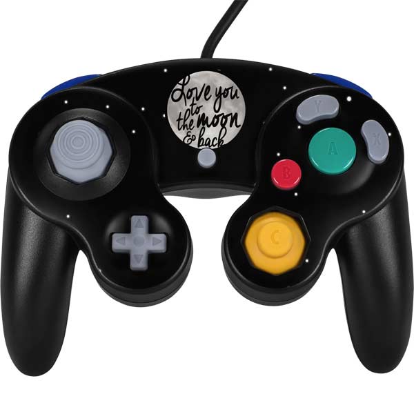 To The Moon And Back BW Nintendo Skins