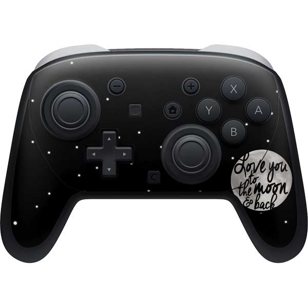 To The Moon And Back BW Nintendo Skins