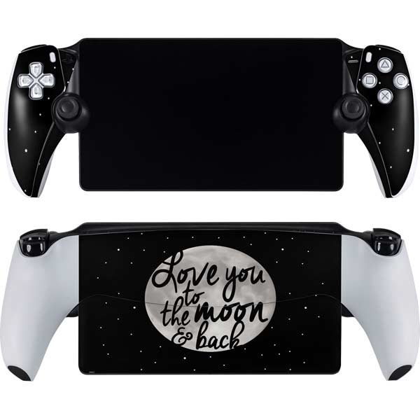 To The Moon And Back BW PlayStation PS5 Skins