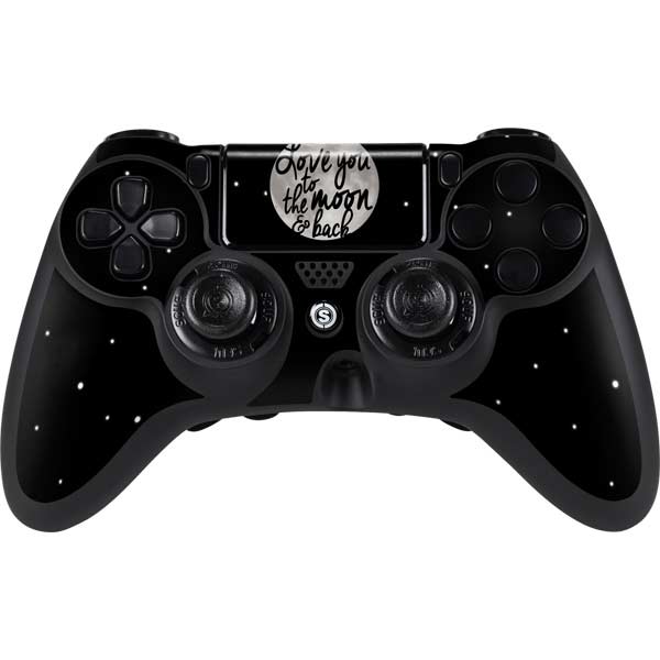 To The Moon And Back BW PlayStation PS4 Skins