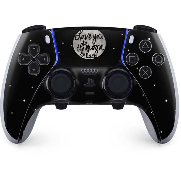 To The Moon And Back BW PlayStation PS5 Skins