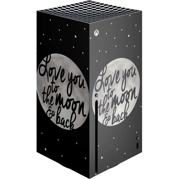 To The Moon And Back BW Xbox Series X Skins