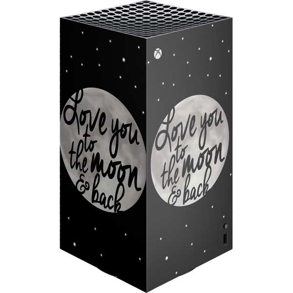 To The Moon And Back BW Xbox Series X Skins