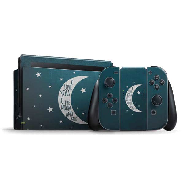 To The Moon And Back Nintendo Skins