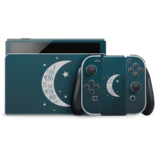 To The Moon And Back Nintendo Skins