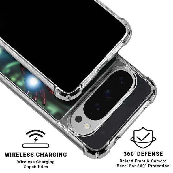 Marvel Tony Stark Iron Man Google Pixel 10 Pro Clear Case