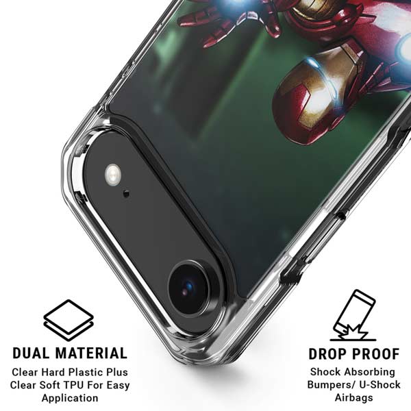 Marvel Tony Stark Iron Man iPhone 17 Air Clear Case