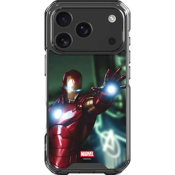 Marvel Tony Stark Iron Man iPhone 17 Pro Clear Case