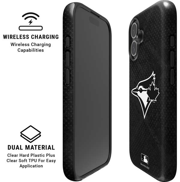 MLB Toronto Blue Jays Dark Wash iPhone 16 Magsafe Impact Case