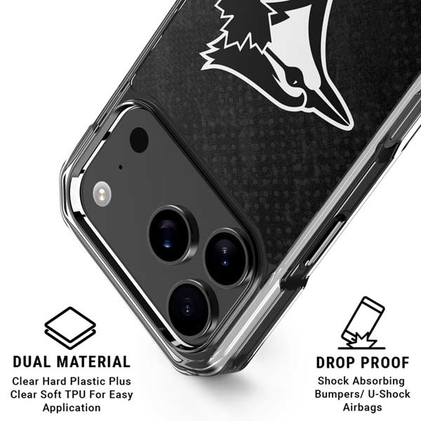 MLB Toronto Blue Jays Dark Wash iPhone 17 Pro Clear Case