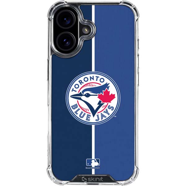 MLB Toronto Blue Jays Split iPhone 17 Clear Case