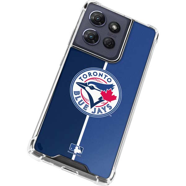 MLB Toronto Blue Jays Split Moto G Stylus 5G (2025) Clear Case