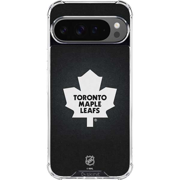 NHL Toronto Maple Leafs Black Background Google Pixel 10 Pro XL Clear Case