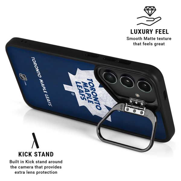 NHL Toronto Maple Leafs Distressed Galaxy S26 Ultra Kickstand Case