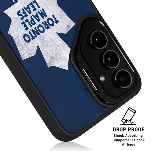 NHL Toronto Maple Leafs Distressed Galaxy S26 Ultra Kickstand Case