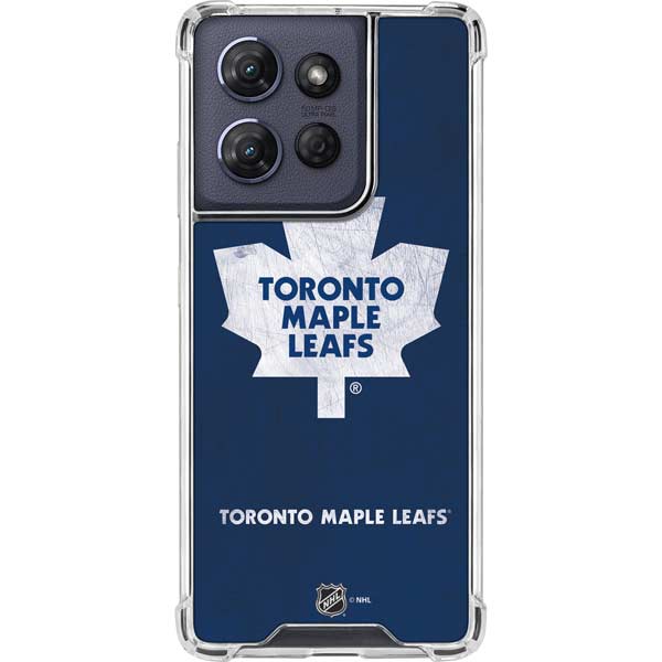 NHL Toronto Maple Leafs Distressed Moto G Power 5G (2025) Clear Case