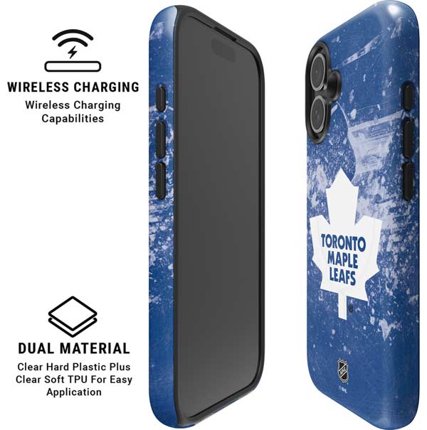NHL Toronto Maple Leafs Frozen iPhone 16 Magsafe Impact Case