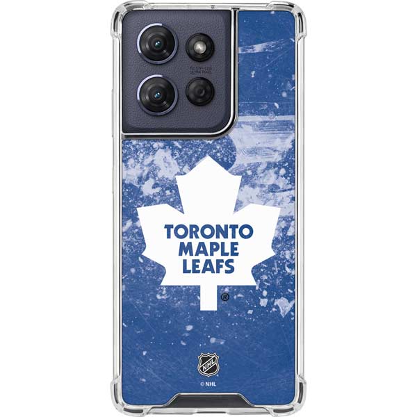 NHL Toronto Maple Leafs Frozen Moto G 5G (2025) Clear Case