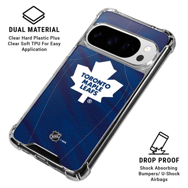 NHL Toronto Maple Leafs Home Jersey Google Pixel 10 Pro XL Clear Case