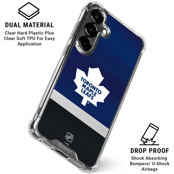 NHL Toronto Maple Leafs Jersey Galaxy S26 Clear Case