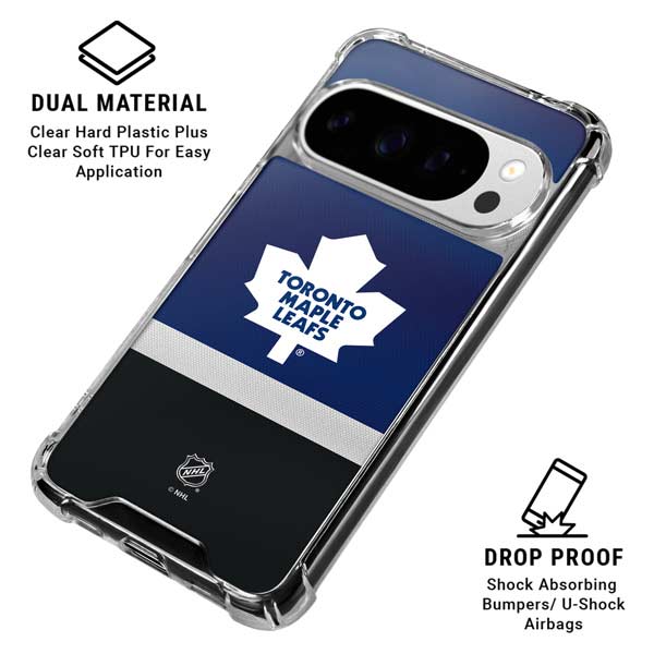 NHL Toronto Maple Leafs Jersey Google Pixel 10 Pro XL Clear Case