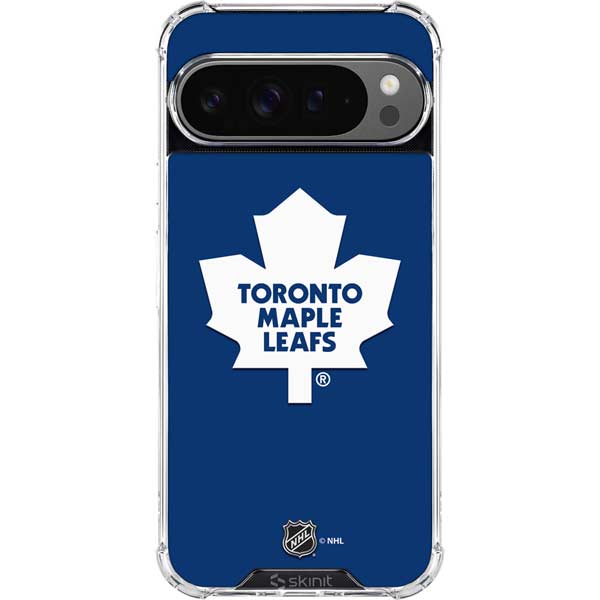 NHL Toronto Maple Leafs Solid Background Google Pixel 10 Pro Clear Case
