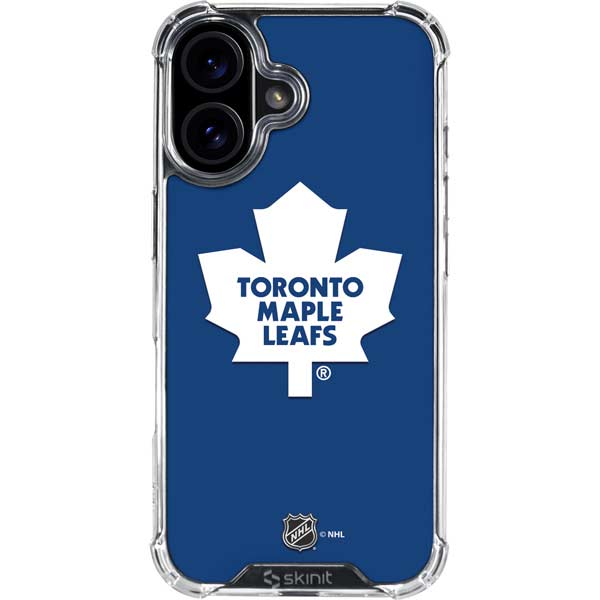 NHL Toronto Maple Leafs Solid Background iPhone 17 Clear Case