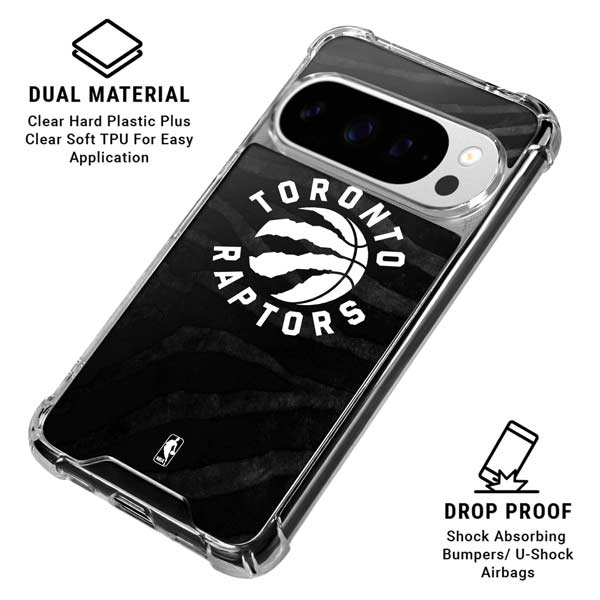 NBA Toronto Raptors Animal Print Google Pixel 10 Pro XL Clear Case