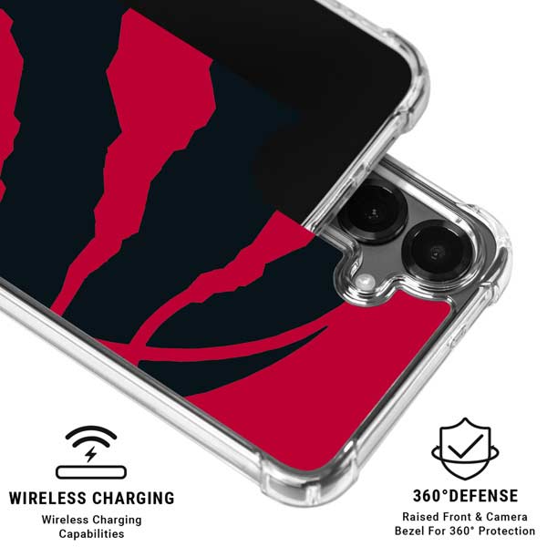 NBA Toronto Raptors Large Logo Galaxy S26 Clear Case