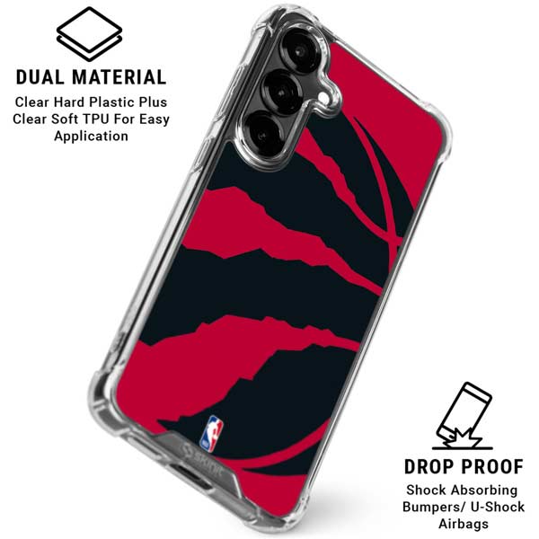 NBA Toronto Raptors Large Logo Galaxy S26 Clear Case
