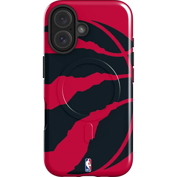 NBA Toronto Raptors Large Logo iPhone 16 Magsafe Impact Case