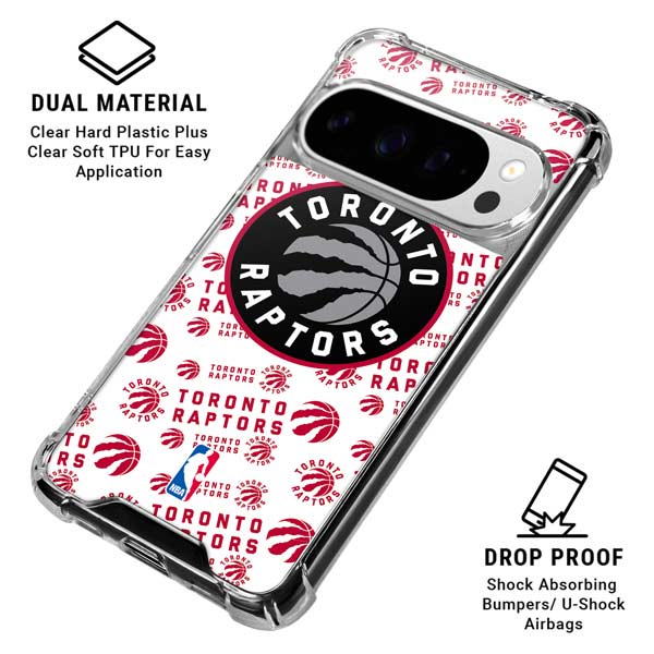 NBA Toronto Raptors Logo Blast Google Pixel 10 Pro XL Clear Case