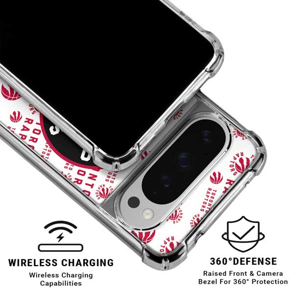 NBA Toronto Raptors Logo Blast Google Pixel 10 Pro XL Clear Case