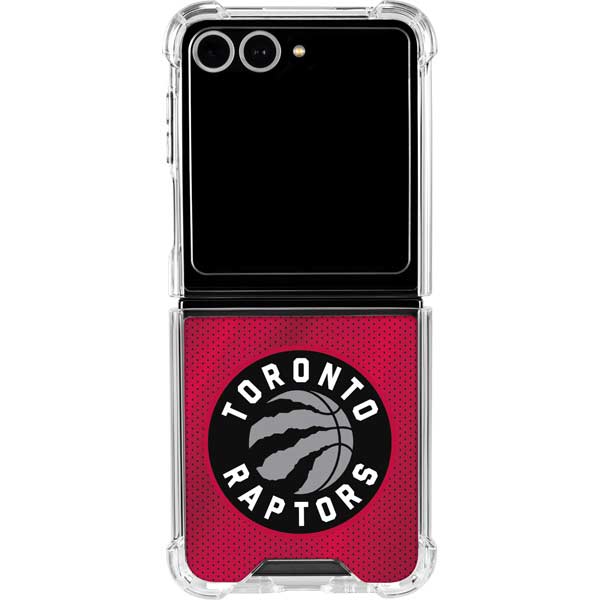 NBA Toronto Raptors Logo Galaxy Z Flip7 Clear Case