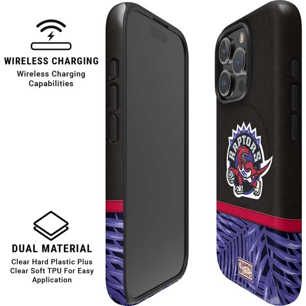 NBA Toronto Raptors Retro Palms iPhone 16 Pro Max Magsafe Impact Case