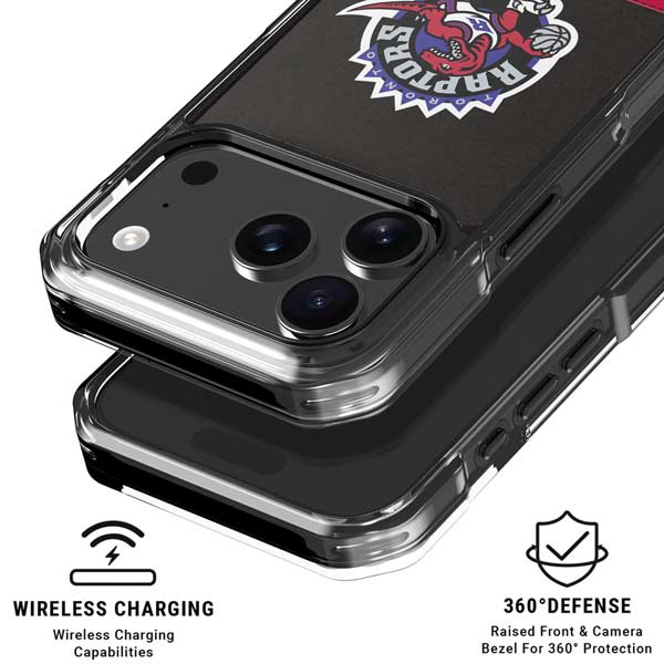 NBA Toronto Raptors Retro Palms iPhone 17 Pro Clear Case