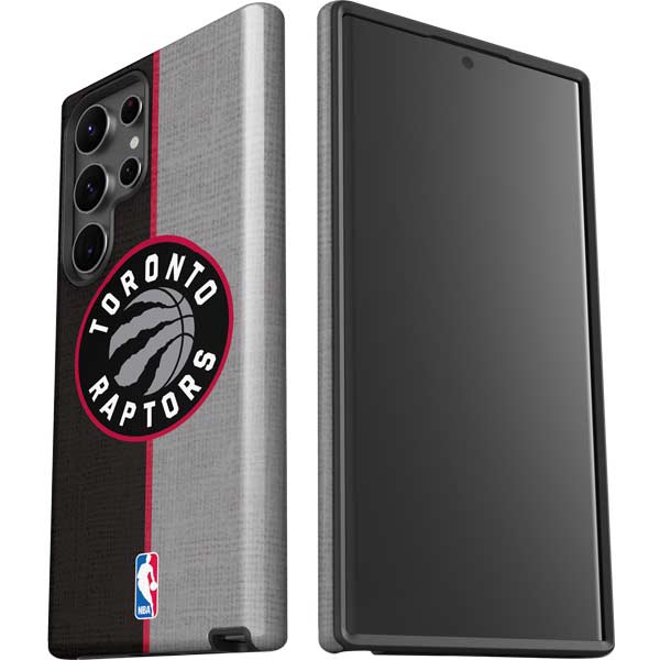 NBA Toronto Raptors Split Canvas Galaxy S23 Ultra Pro Case