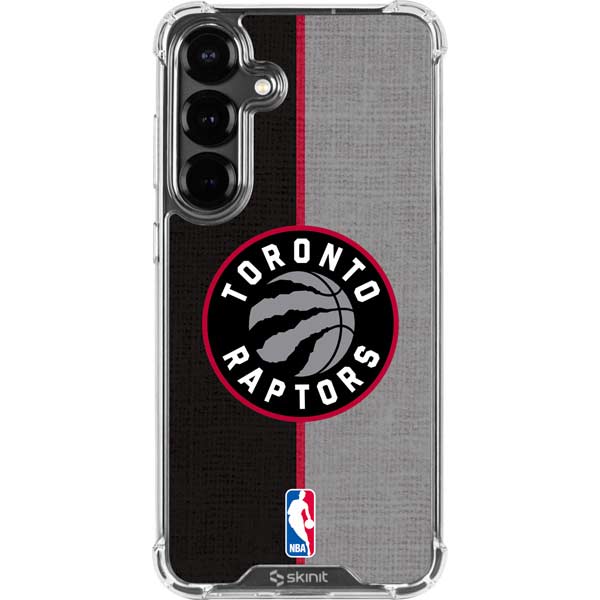 NBA Toronto Raptors Split Canvas Galaxy S26 Clear Case