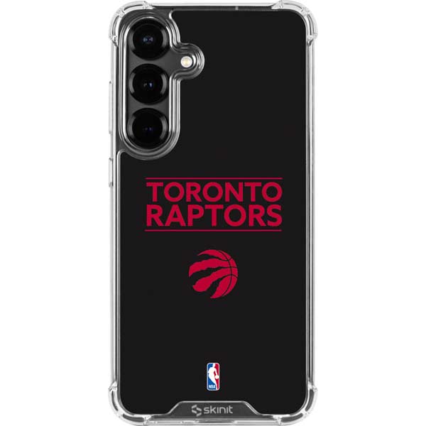 NBA Toronto Raptors Standard - Black Galaxy S26 Plus Clear Case