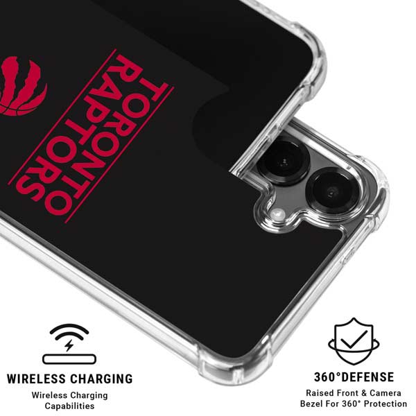 NBA Toronto Raptors Standard - Black Galaxy S26 Plus Clear Case